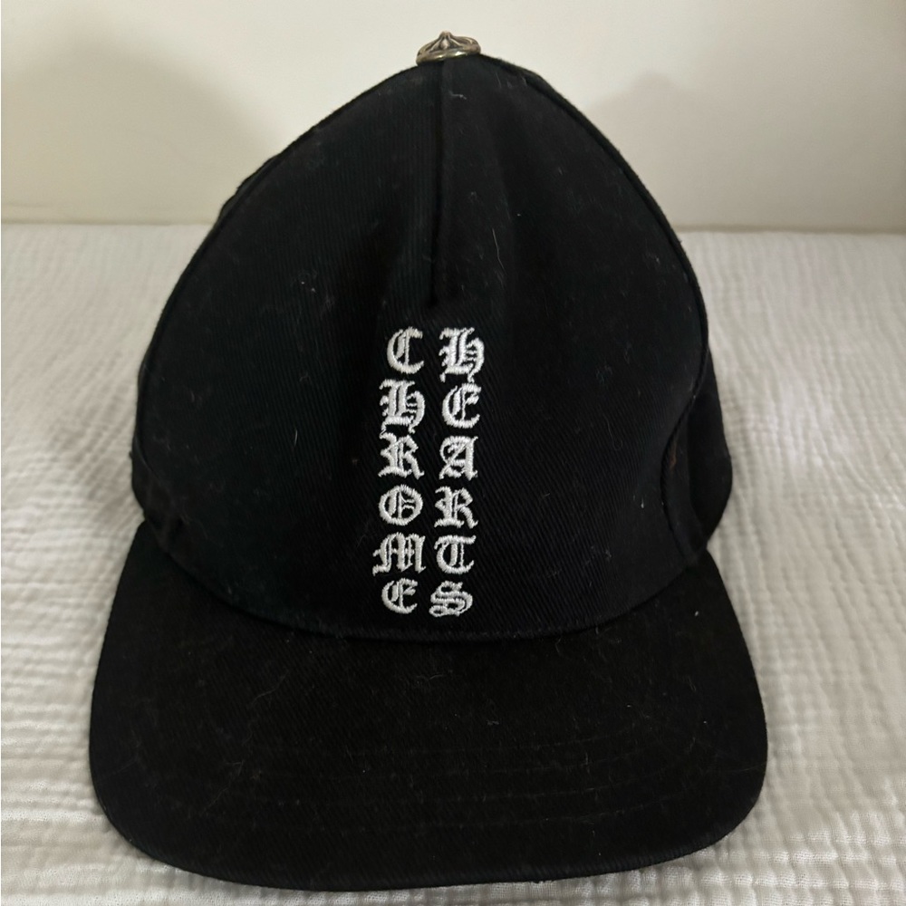 CHROME HEARTS  Vertical Signature Baseball Cap AUTHENTIC